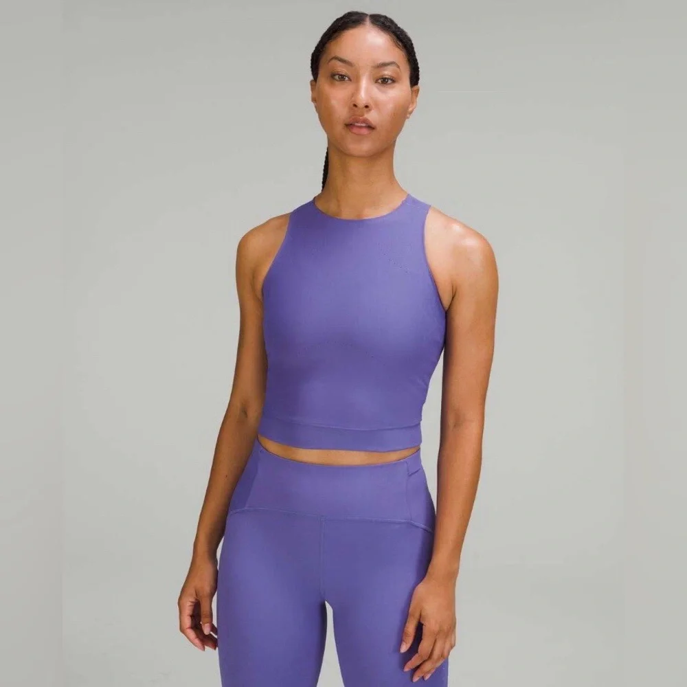 LULULEMON Senseknit Running Tank in charged indigo purple - Picture 1 of 9